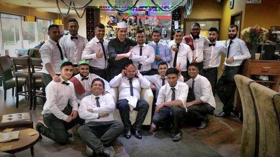 The Bombay 8 restaurant team
